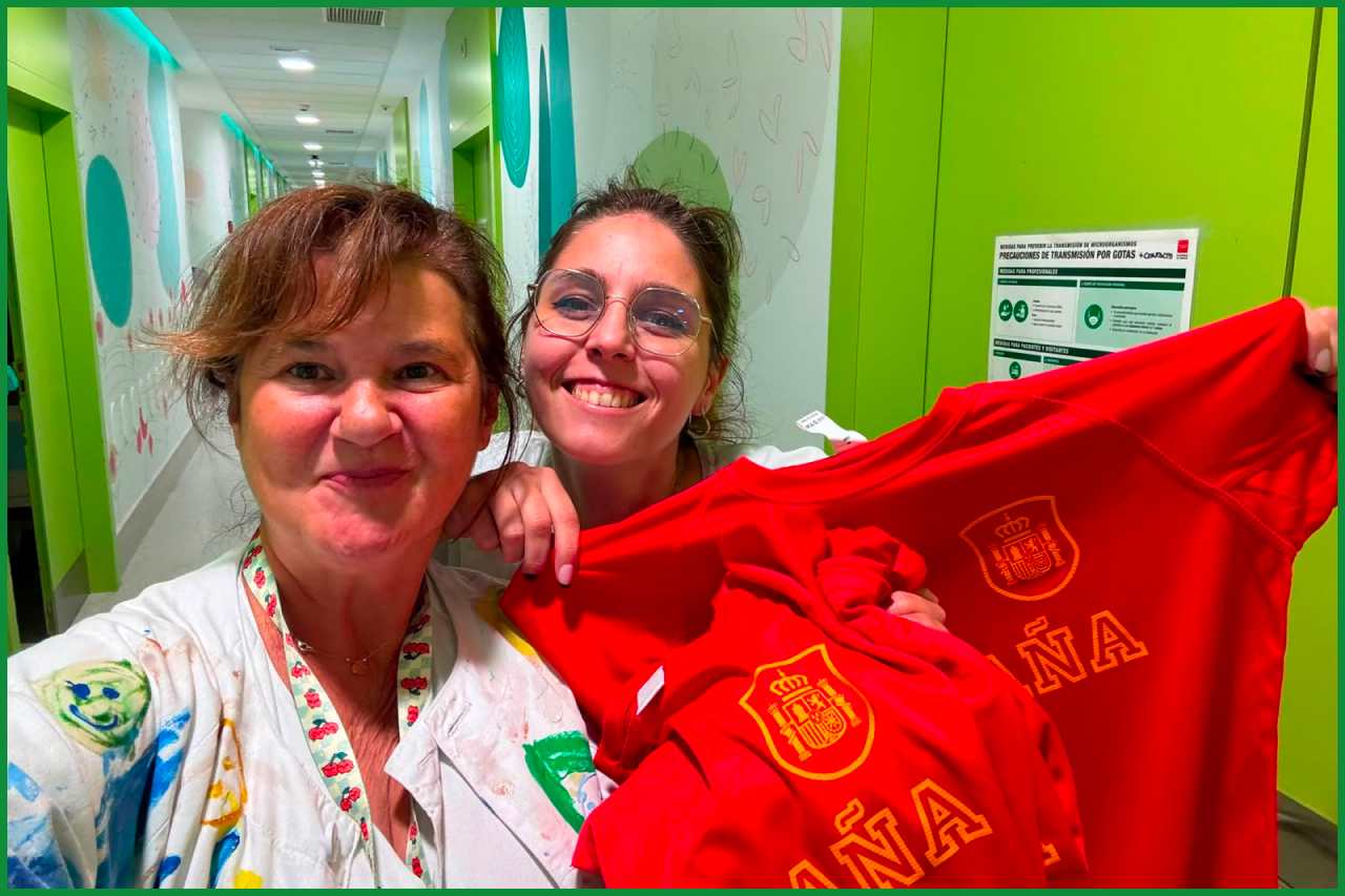 Italfarmaco acerca la emoción de la final del Mundial al Hospital Infantil Universitario Niño Jesús